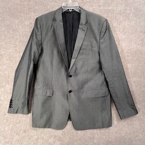 Versace‎ Collection Gray Two Button Blazer -44R  Menswear Business Casual
